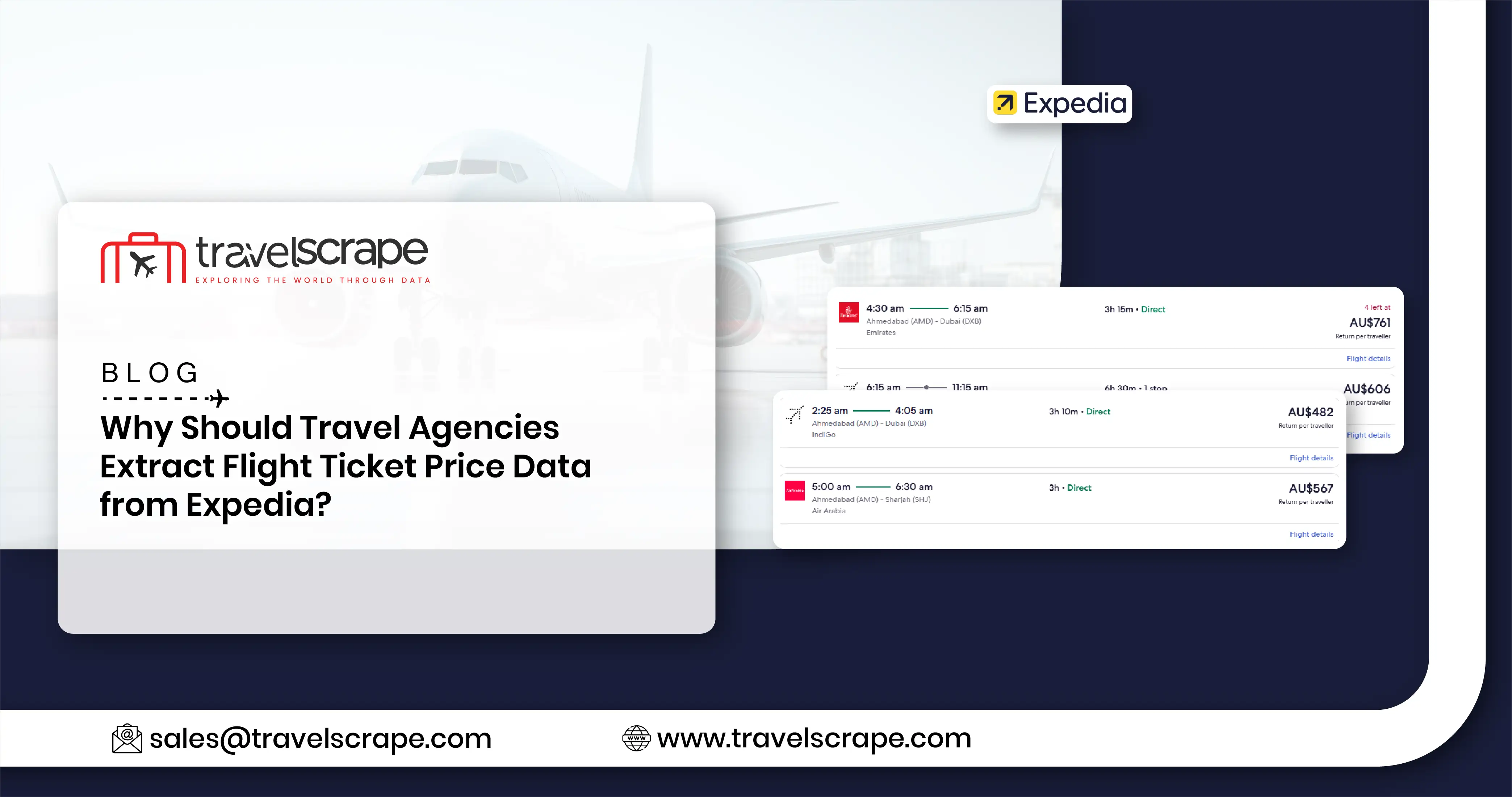 Why Should Travel Agencies Extract Flight Ticket Price Data from Expedia